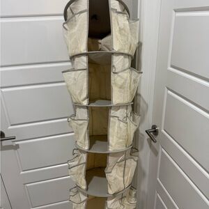 Hanging Shoe Carosel Organizer